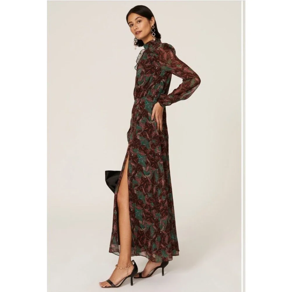 Saloni Jaqui Dress $695 Size 4 - Picture 3 of 10